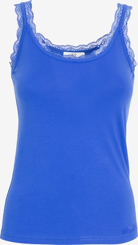 Haut Influencer en bleu : devant