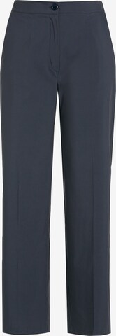 Ulla Popken Loosefit Pantalon in Blauw: voorkant