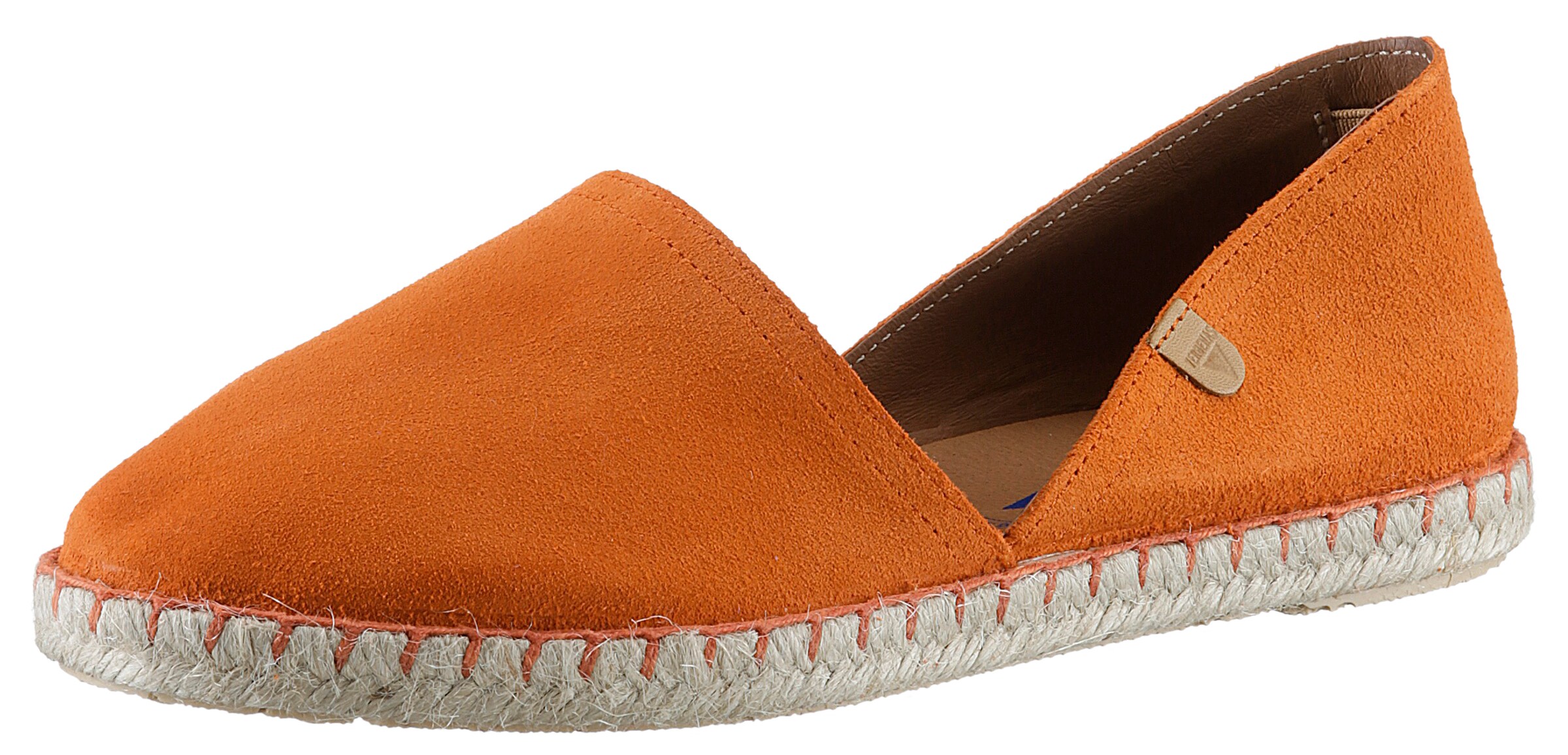 VERBENAS Espadrilles 'Carmen Serraje' in Orange: Vorderseite