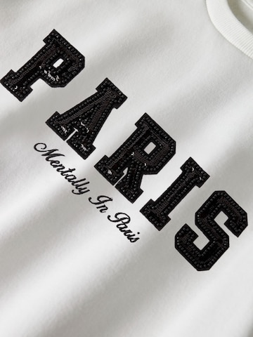 NAME IT Sweatshirt i hvid