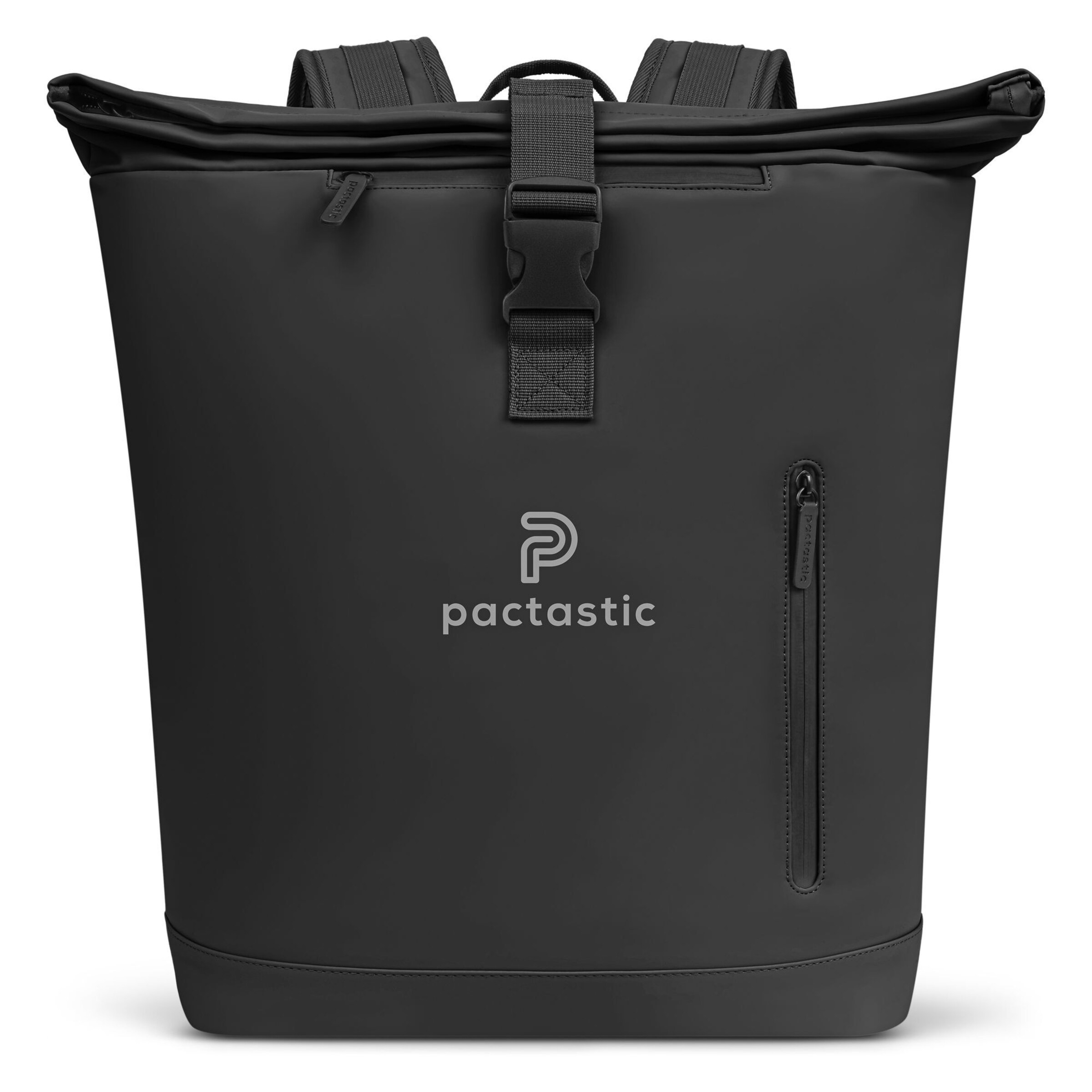 Pactastic Rucksack 'Urban Collection' in Schwarz: Vorderseite