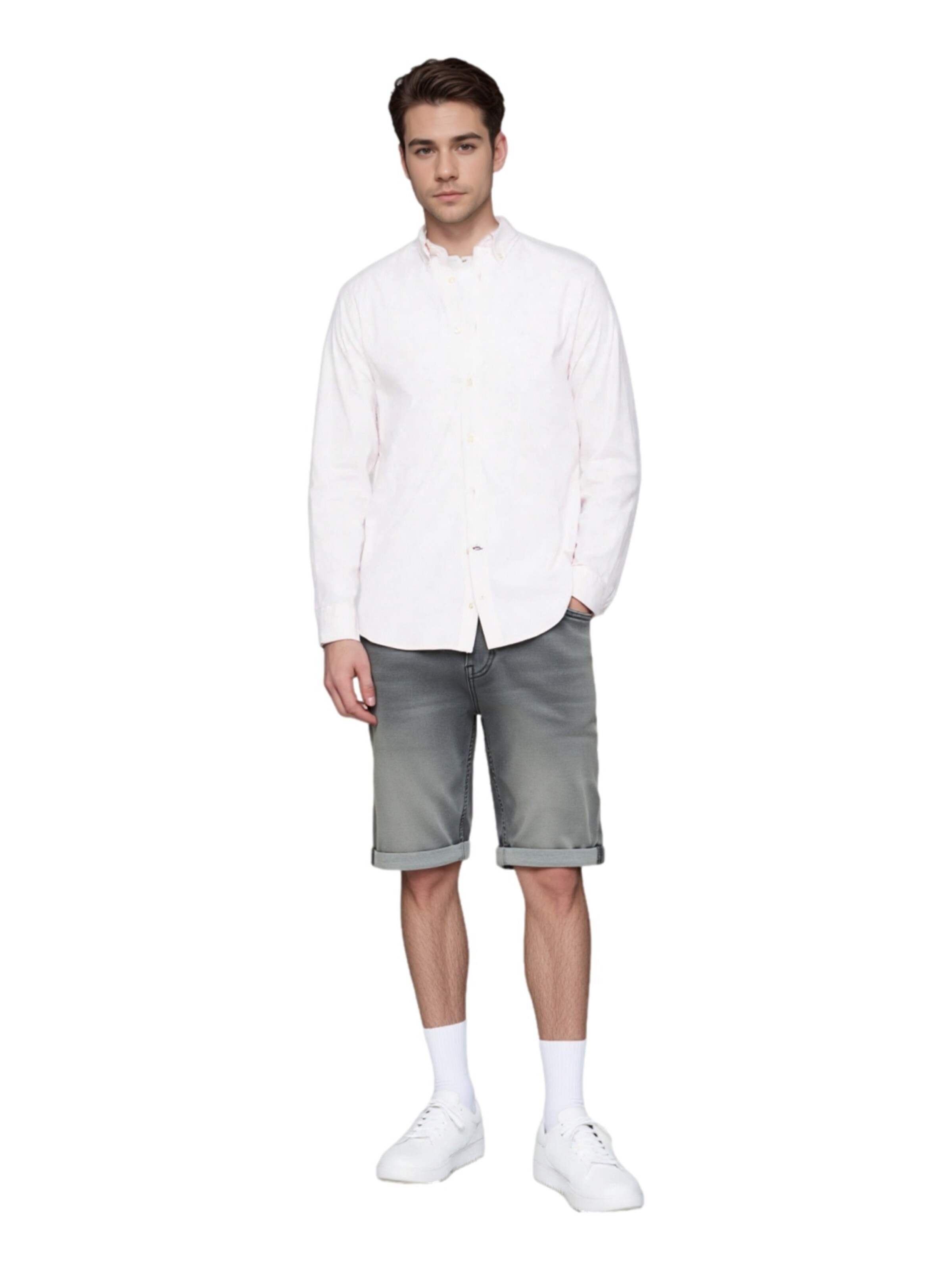 Only & Sons Regular Shorts 'Ply 6186' in Grau