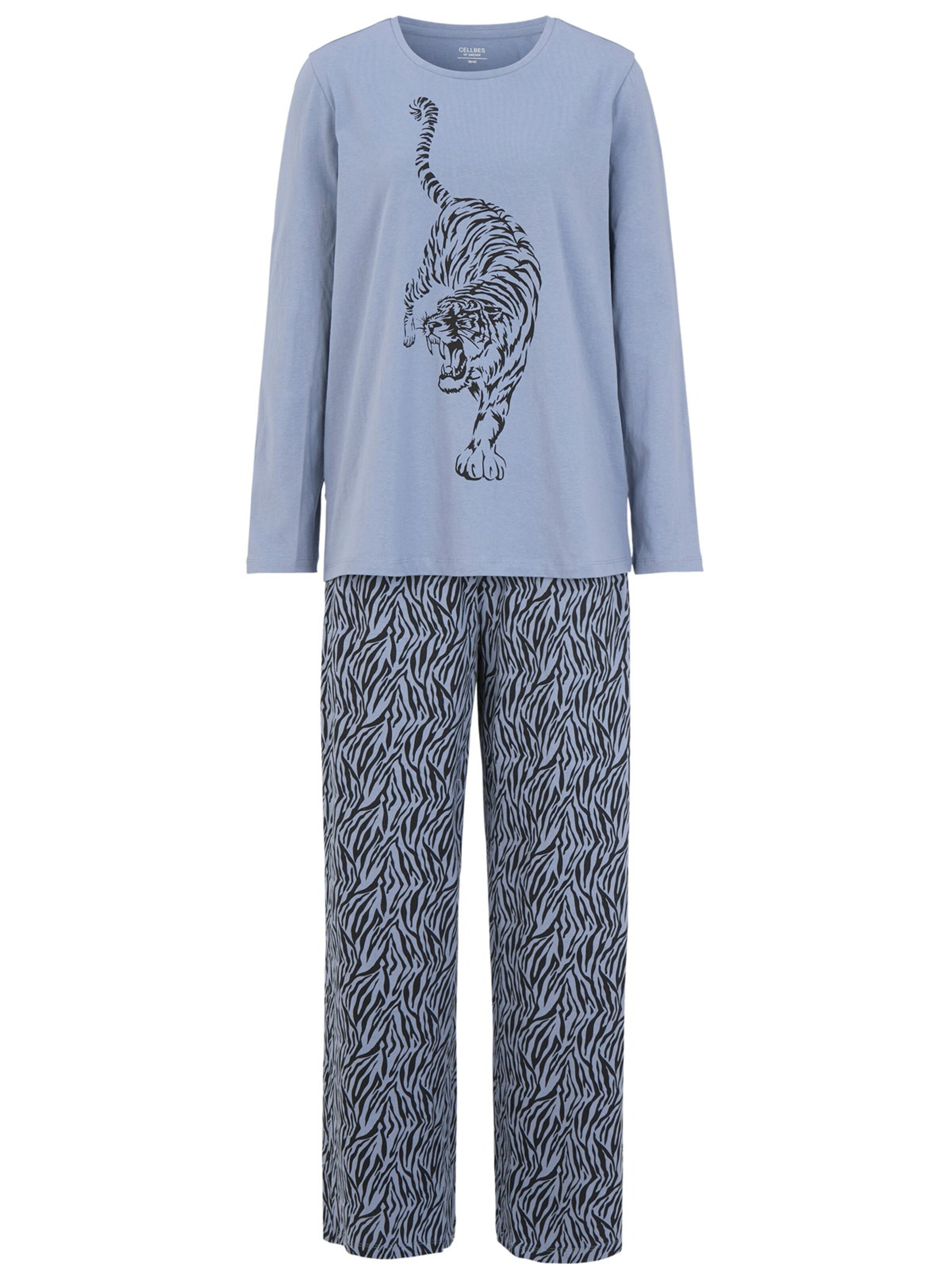 Cellbes of Sweden Pyjama in Blauw: voorkant