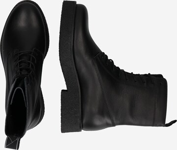 HUB Lace-Up Ankle Boots 'Torre' in Black
