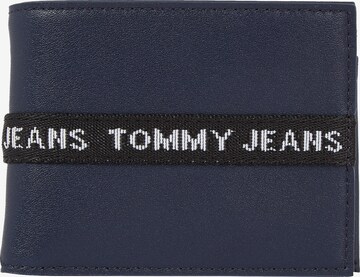 Tommy Jeans Portemonnee in Blauw: voorkant