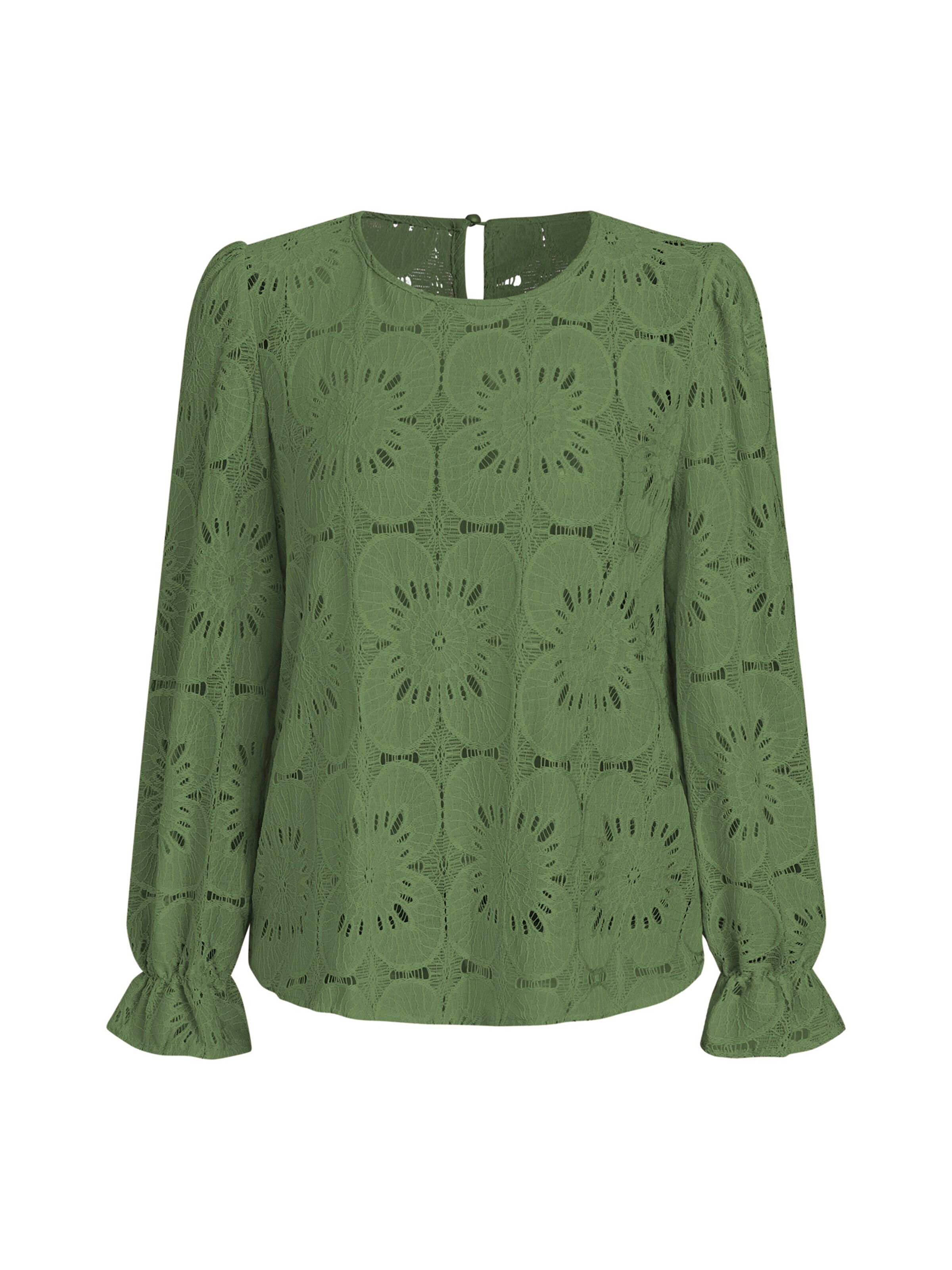 Cupshe Blouse in Green: front
