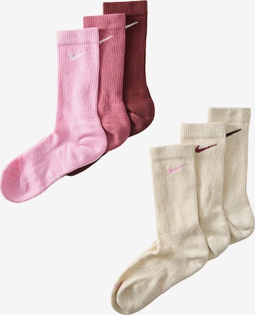Chaussettes Nike Sportswear en beige : devant