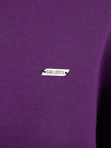 Smilodox Lyanna Basic Zipper Hoodie in Lila