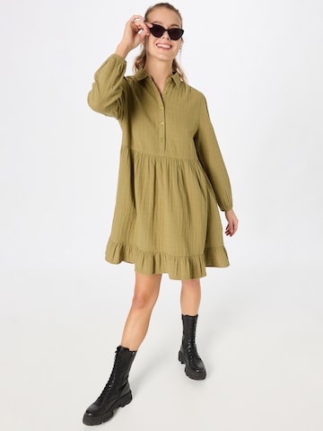 UNITED COLORS OF BENETTON Shirt dress in Green