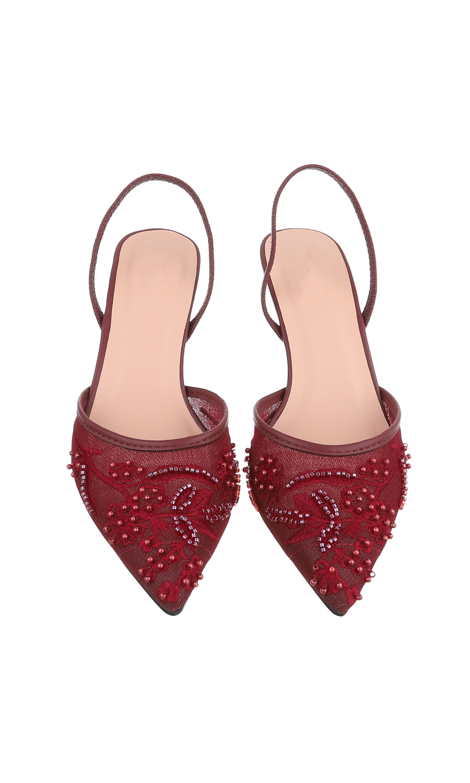 Ital-Design Slingback Pumps in Red