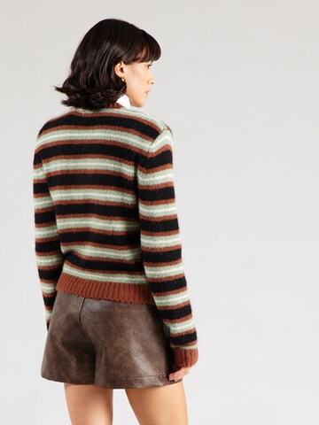 Monki Knit cardigan in Green