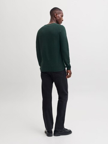 JACK & JONES Regular Fit Neulepaita 'JJEHill' värissä vihreä