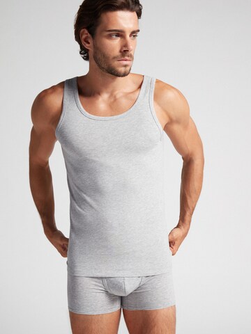 IUMAN Intimissimi Uomo Shirt in Grey: front