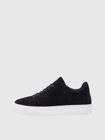 SELECTED HOMME Низкие кроссовки 'SLHDAVID' в Черный: спереди
