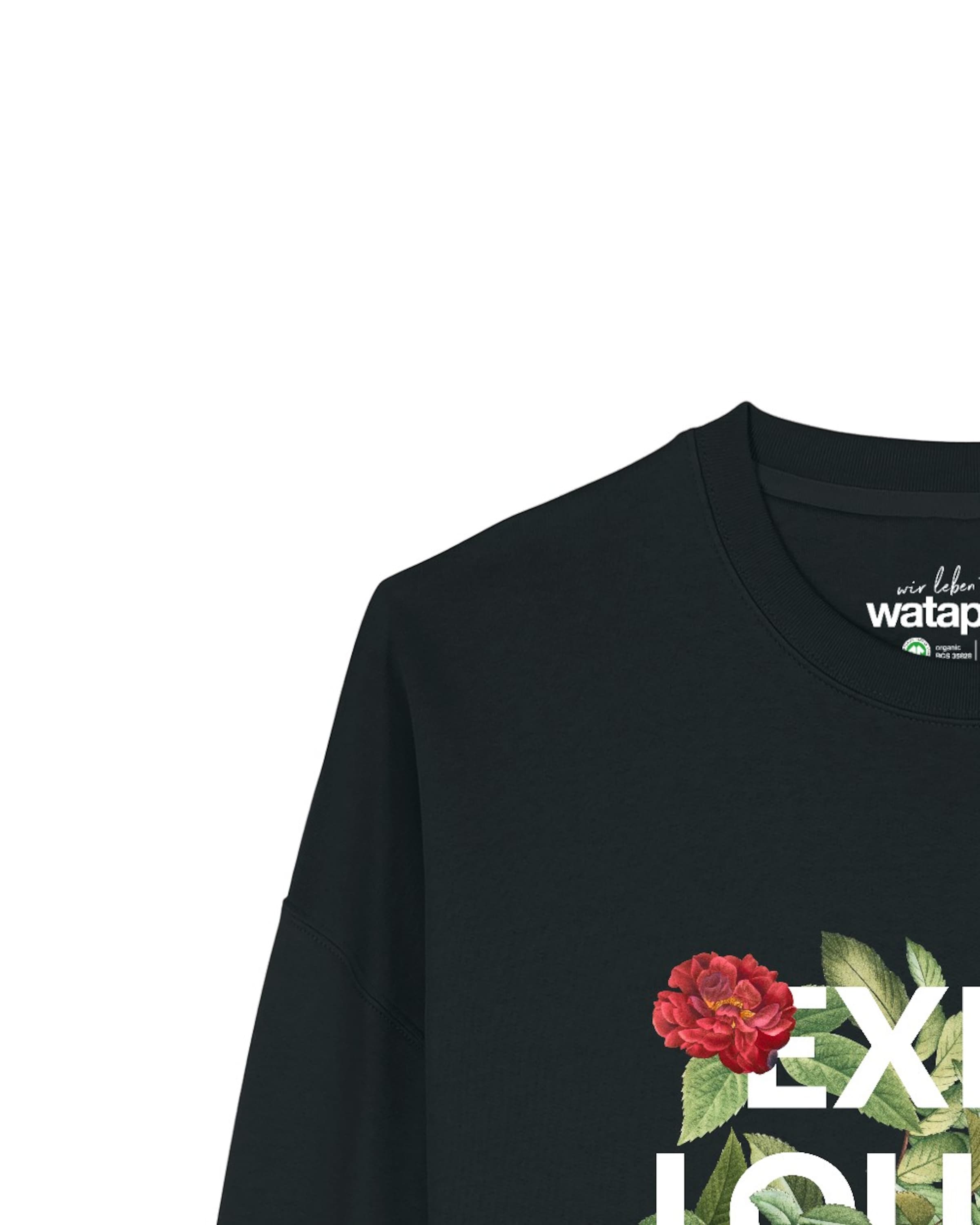 Sweat-shirt 'Exist Loudly ' Watapparel en noir