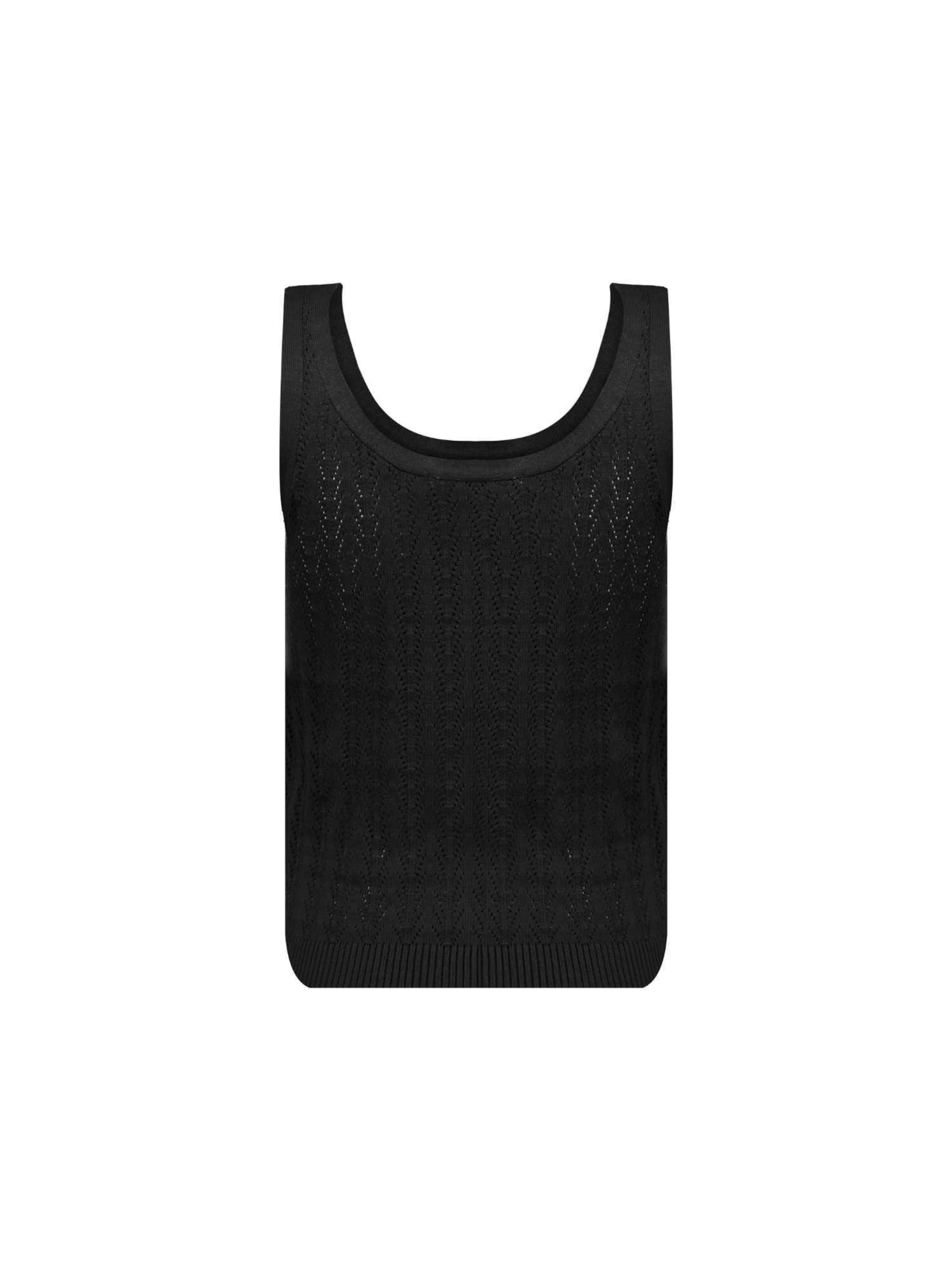 Tops en tricot 'Kishi' Deeluxe en noir