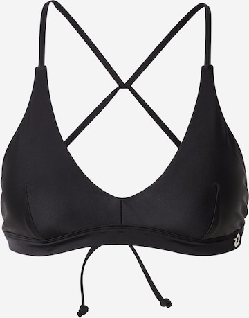 Casall Athletic Bikini Top in Black: front