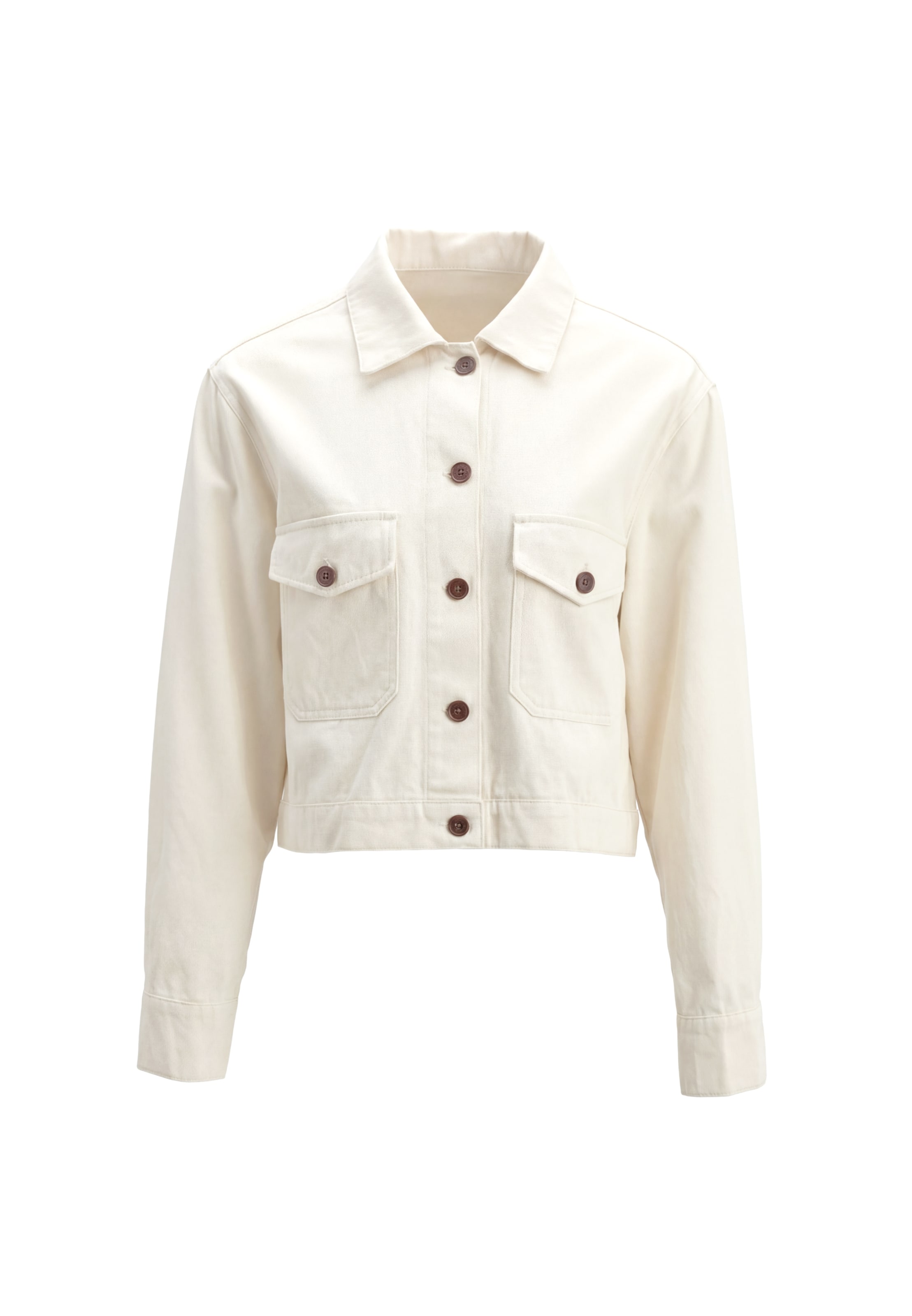 MYMO Veste mi-saison en S en blanc, Vue avec produit