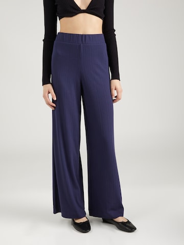 Monki Wide leg Pants in Blue: front