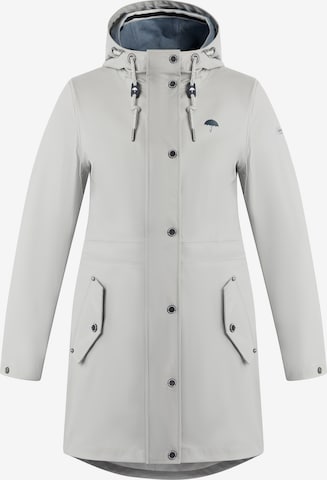 Schmuddelwedda Raincoat in Grey: front