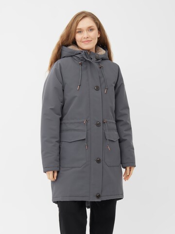 Derbe Winter Parka 'Friese Festholm' in Grey: front