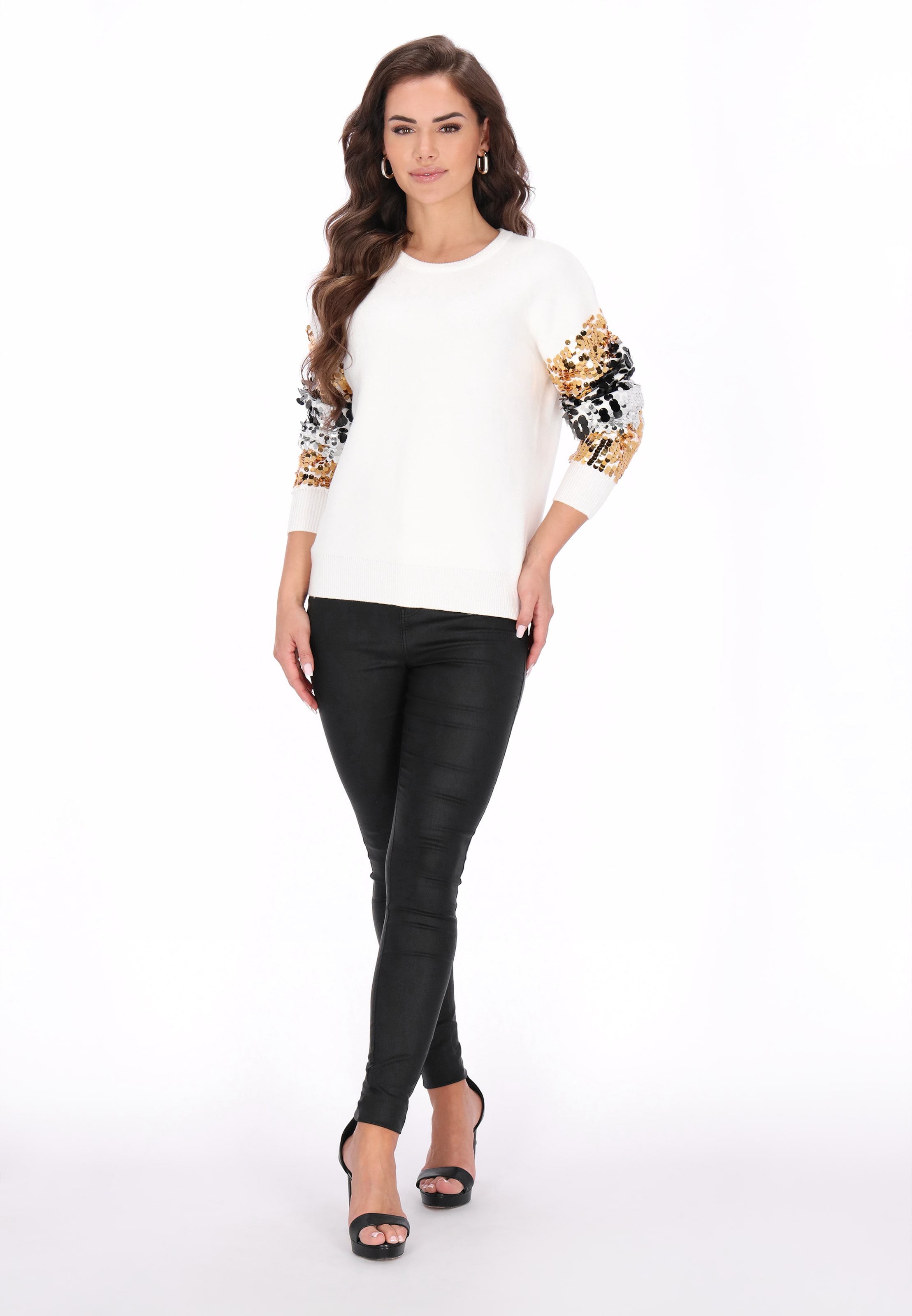 faina Pullover in Beige