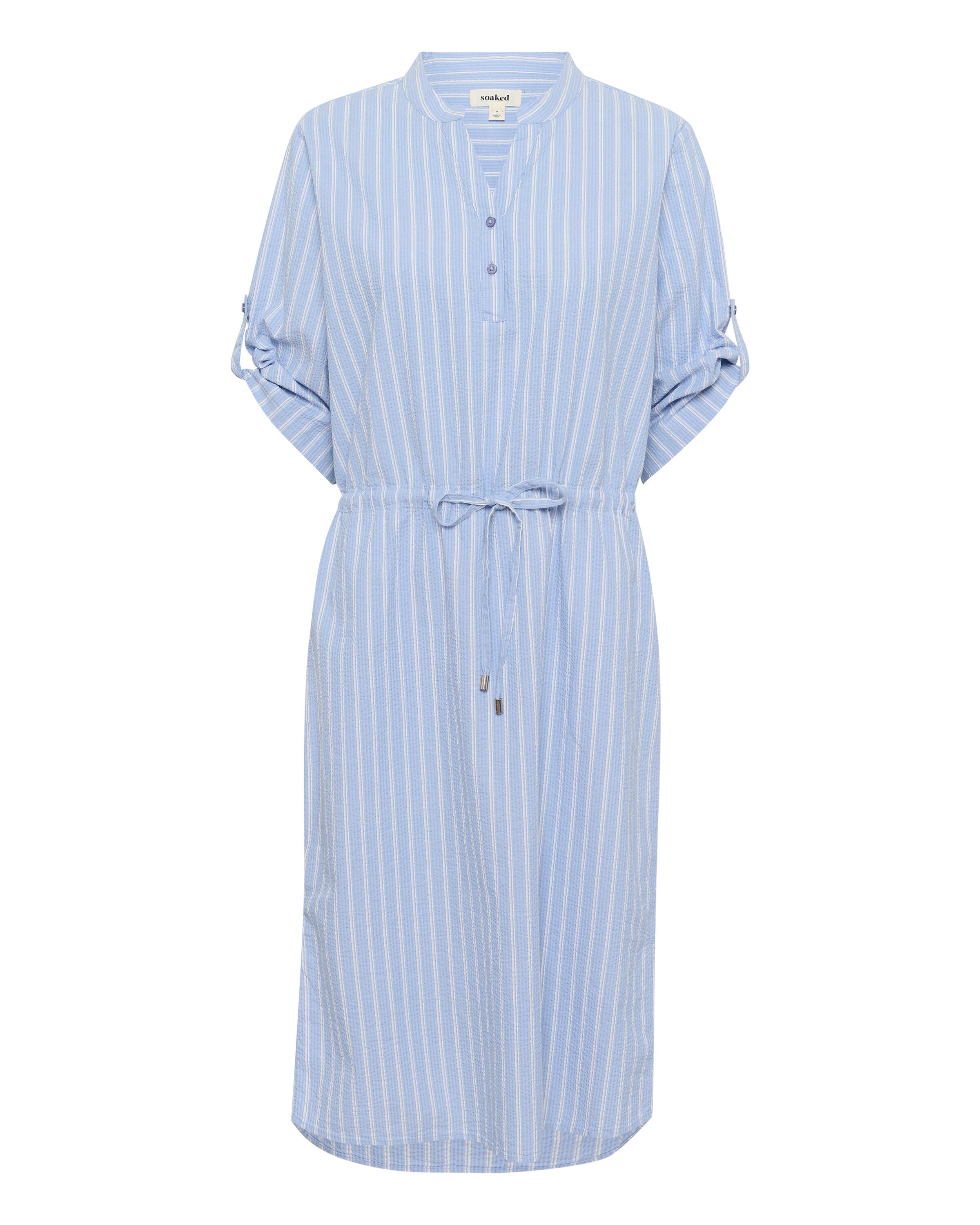 SOAKED IN LUXURY Blusekjole 'Anvitte Zaya' i blå: forside