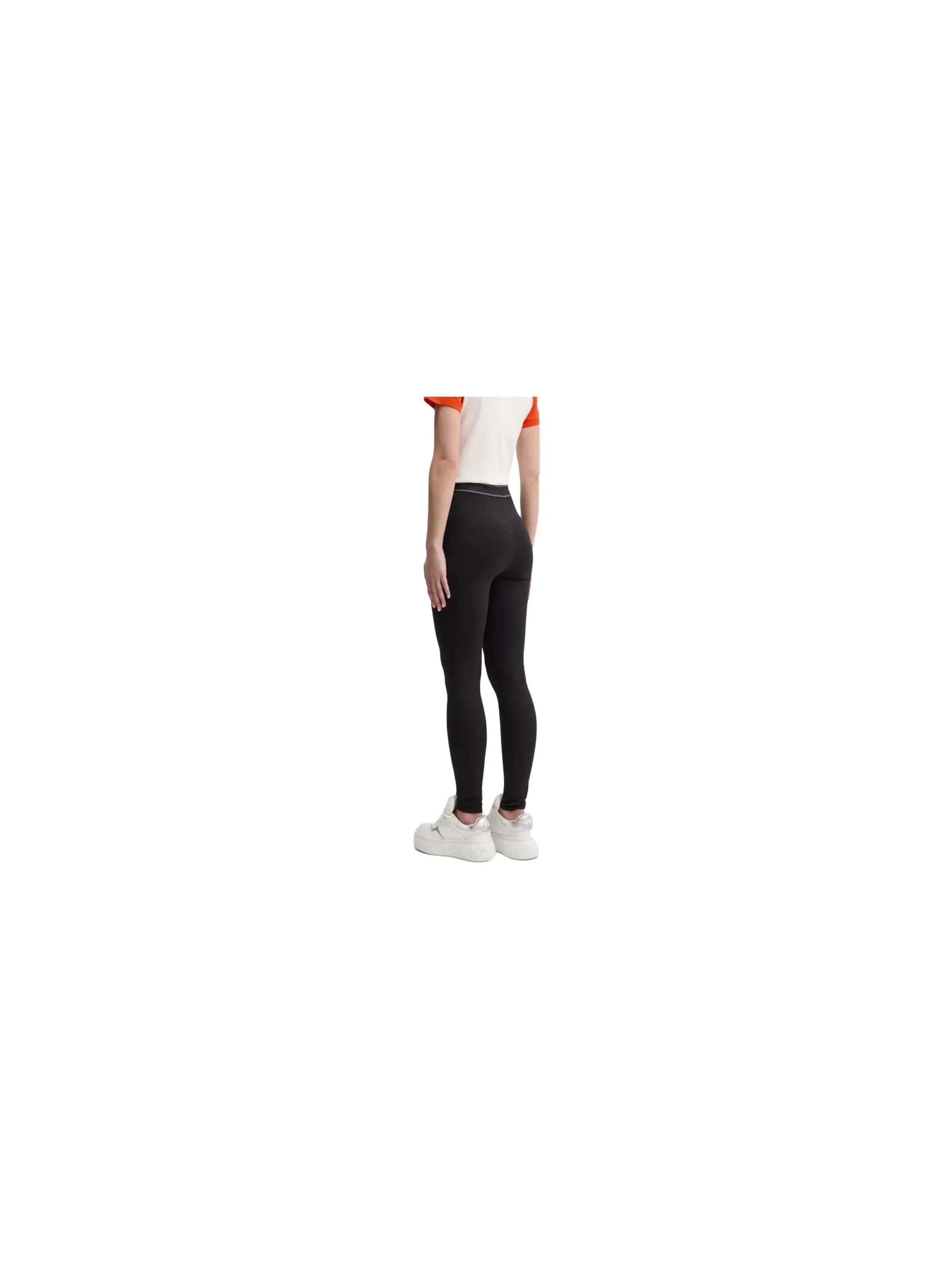 HUGO Regular Leggings 'Line Classic B 1' in Zwart