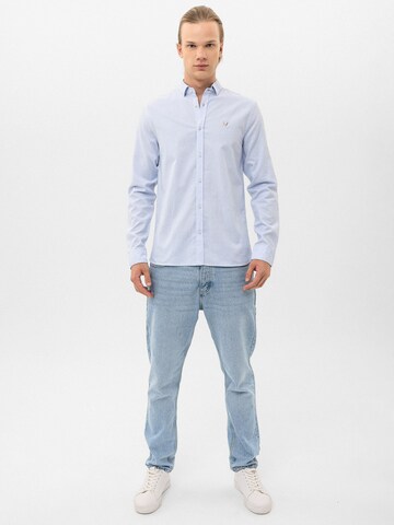 By Diess Collection Regular fit Button Up Shirt in Blue