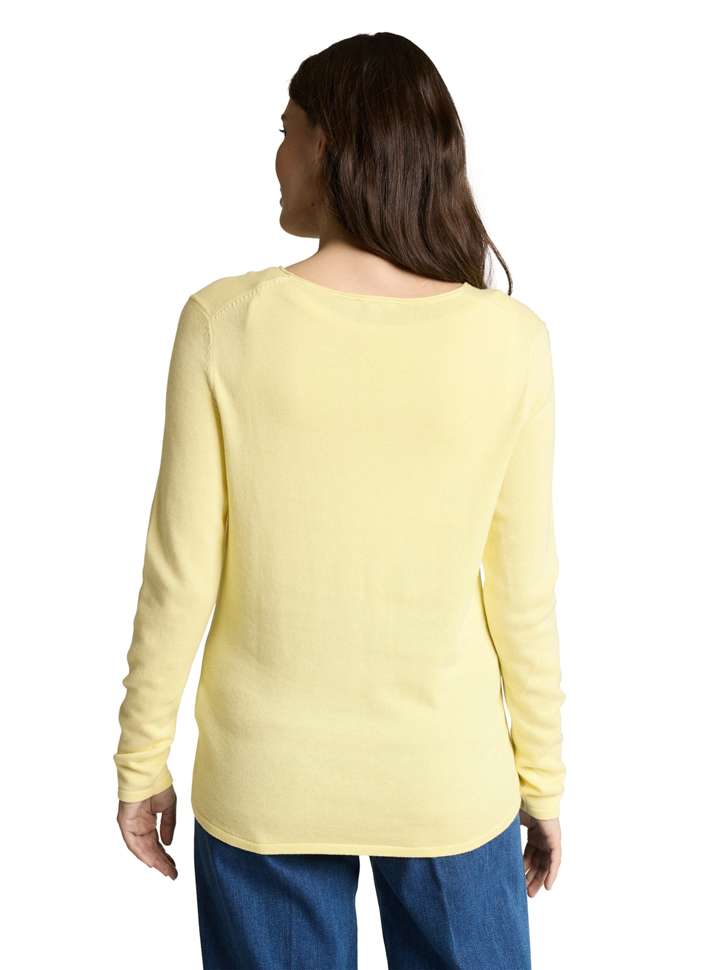 TOM TAILOR - Pullover em amarelo