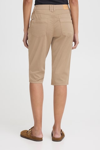 Pulz Regular Broek 'PZEVELYN' in Beige