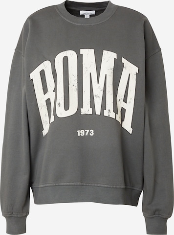 TOPSHOP Sweatshirt in Grey: front