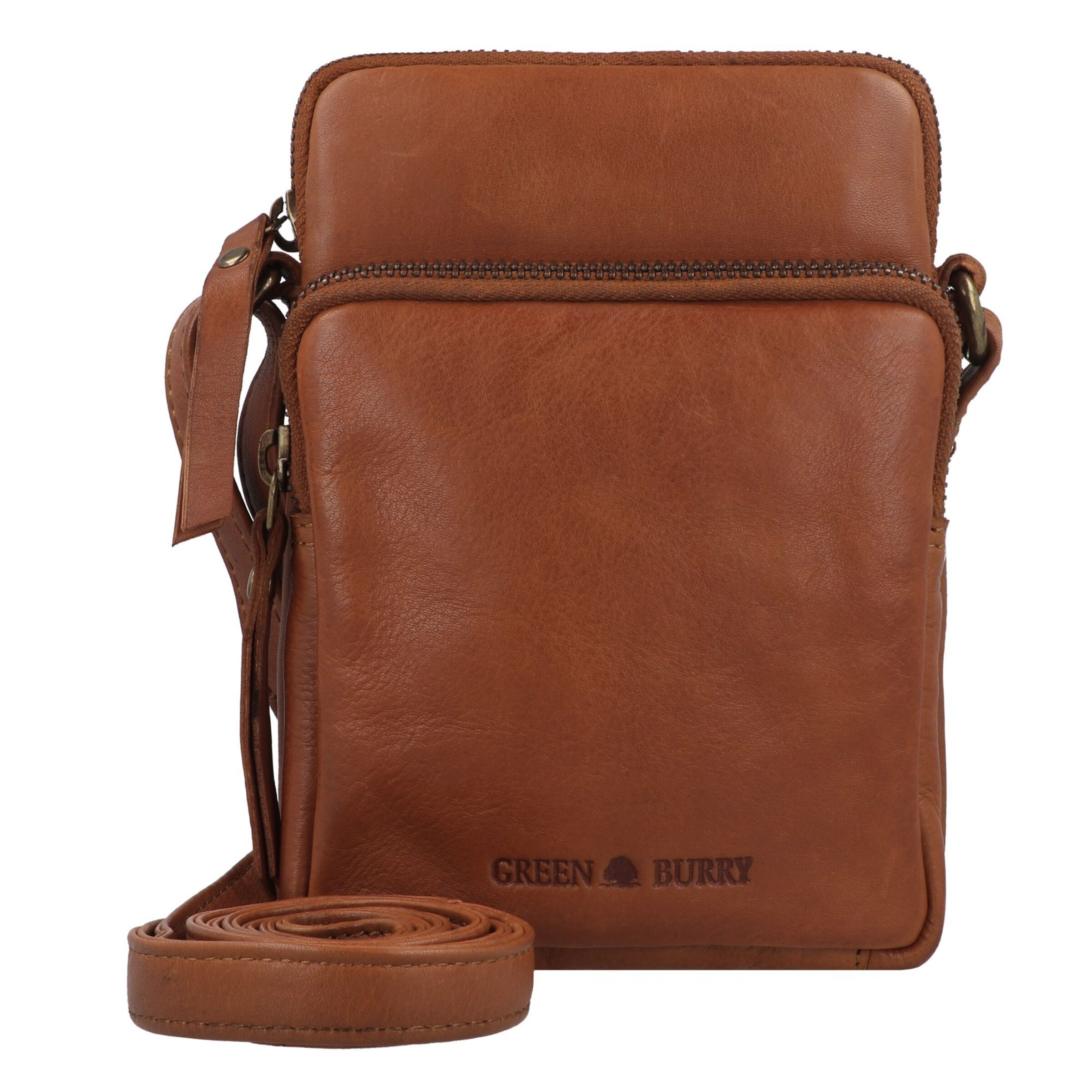 GREENBURRY Umhängetasche in Braun: Vorderseite
