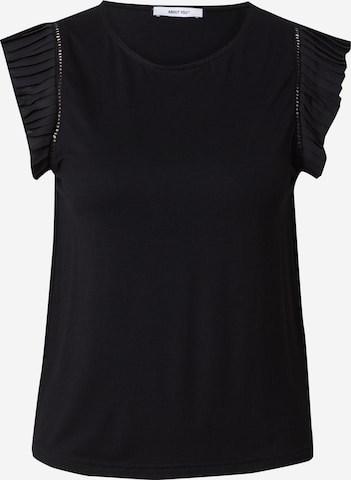 T-shirt 'Charlize' ABOUT YOU en noir : devant