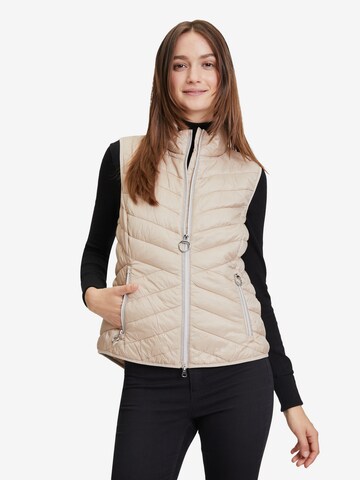 Betty Barclay Vest in Beige: front