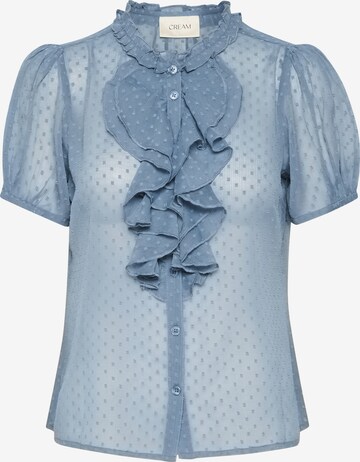Cream Blouse 'Kinia' in Blue: front