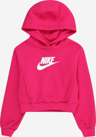 Bluză de molton 'CLUB FLEECE' de la Nike Sportswear pe roșu: față