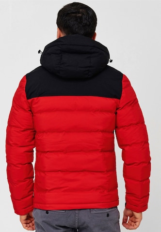 INDICODE JEANS Between-Season Jacket 'Eberhardy' in Red