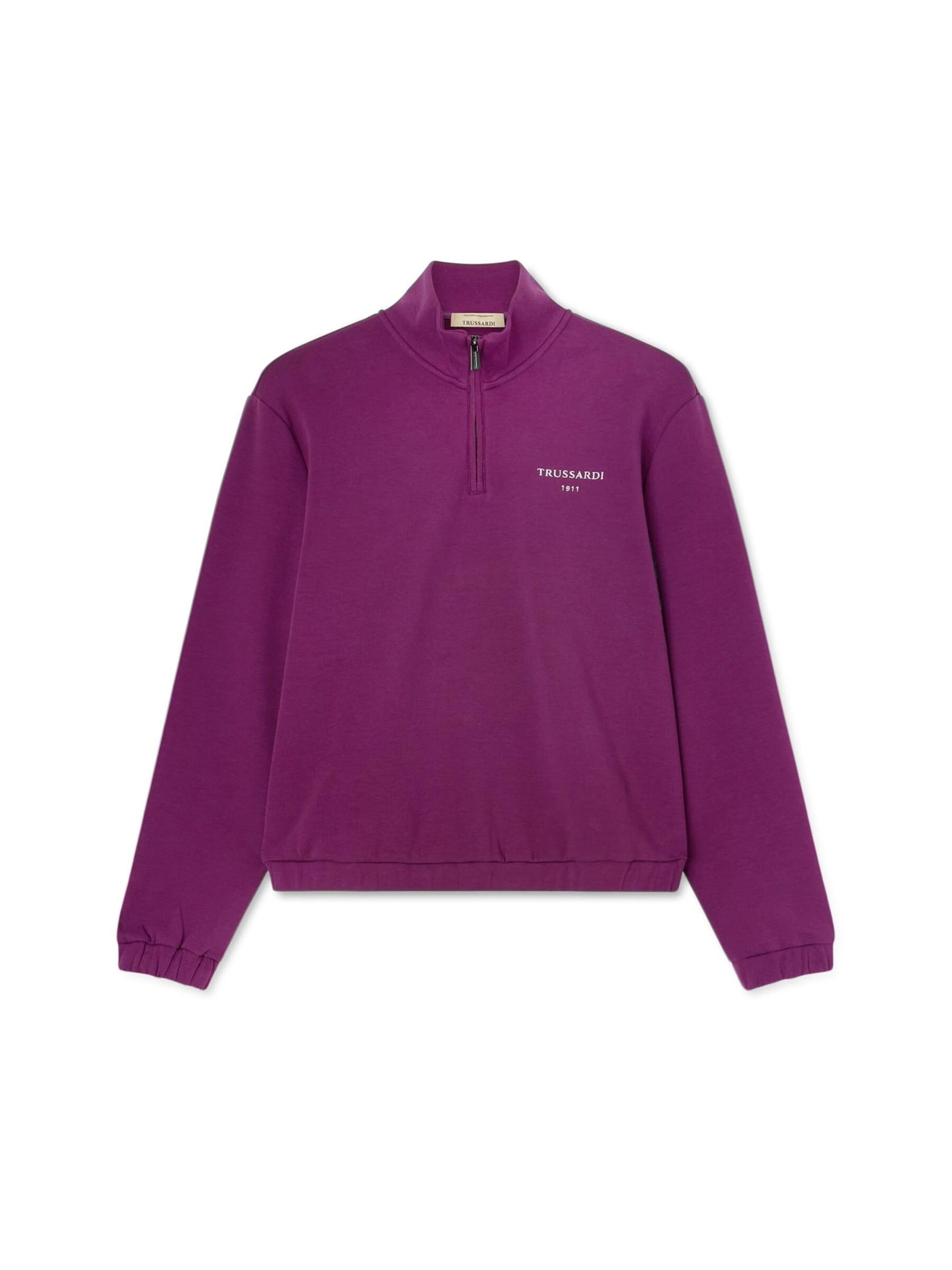 Trussardi Sweatshirt‌‌‌‌‌‌‌‌‌‌ in Lila: Vorderseite