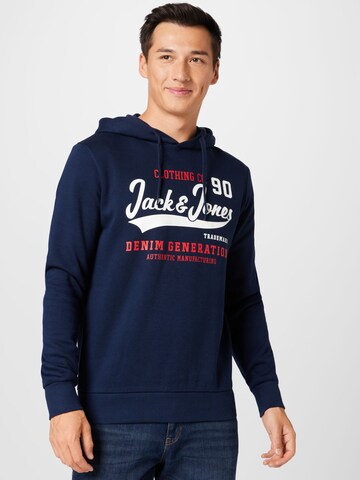 Felpa di JACK & JONES in blu: frontale