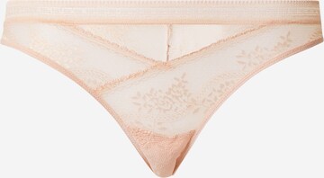 PASSIONATA Thong in Pink: front