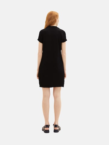 TOM TAILOR DENIM - Vestido camisero en negro