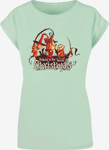 T-shirt 'The Nightmare Before Christmas - Christmas Terror' ABSOLUTE CULT en vert : devant