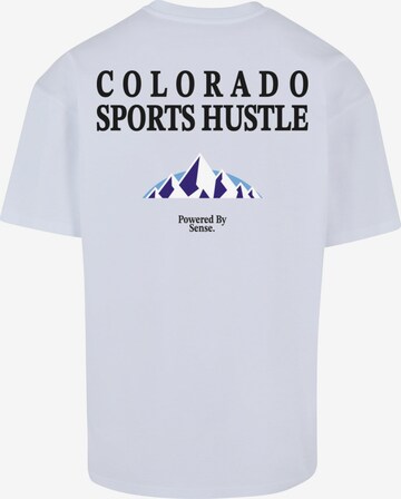 9N1M SENSE Shirt 'Sports Hustle' in Wit