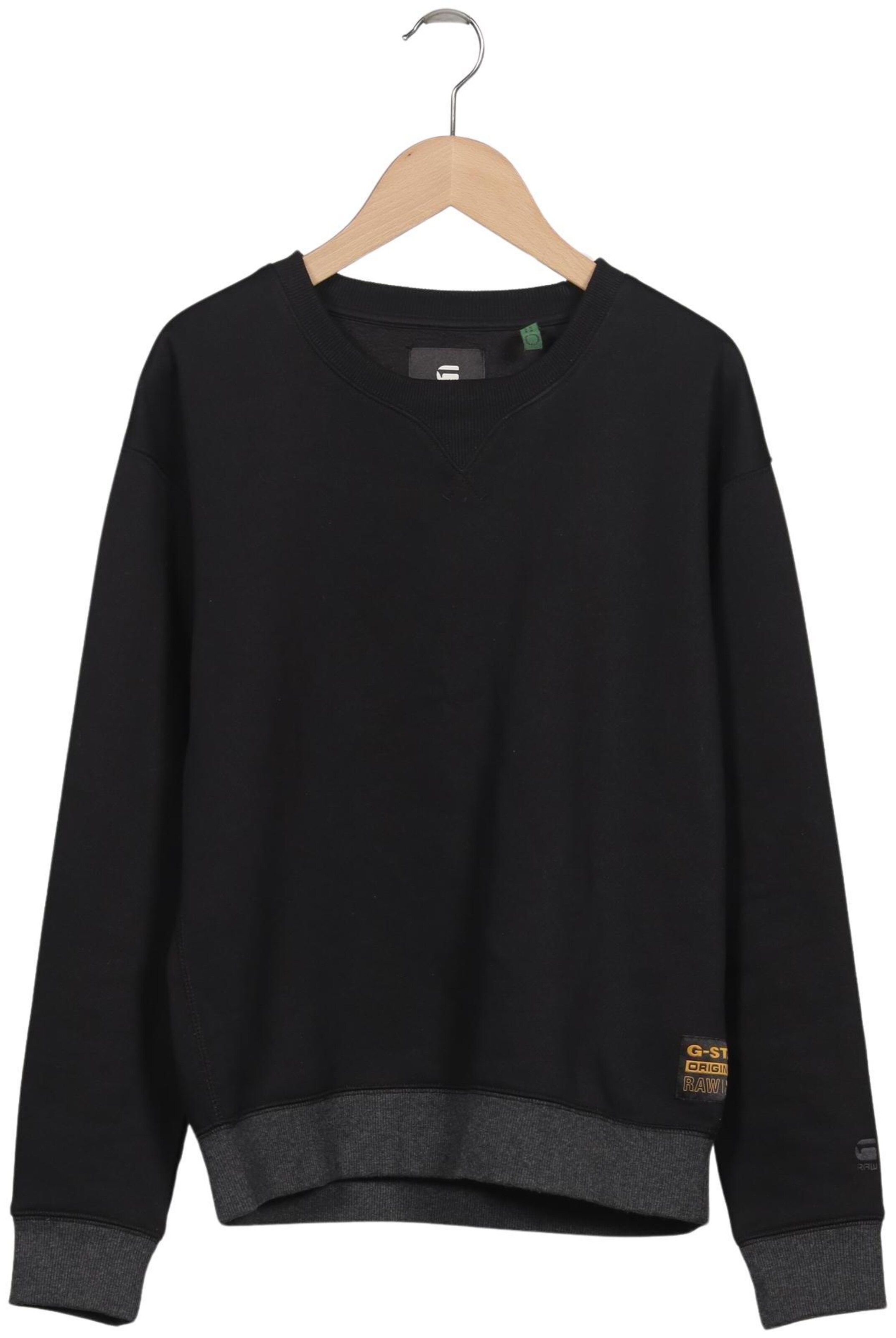 G-STAR Sweatshirt & Zip-Up Hoodie in M in Black: front