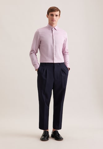 SEIDENSTICKER Slim Fit Hemd 'Smart Essentials' in Pink