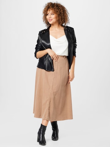 Persona by Marina Rinaldi Skirt 'CAPUA' in Beige