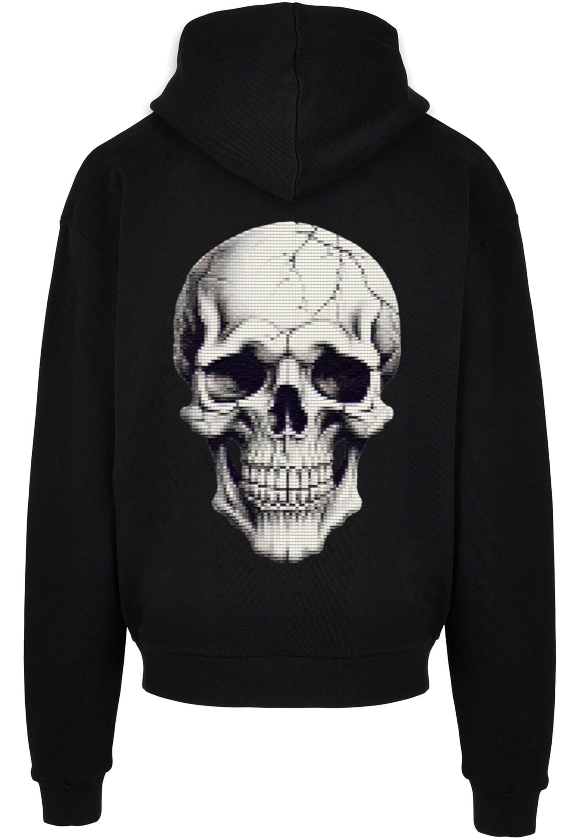 Merchcode Sweatshirt 'Halloween - Skull' in Zwart