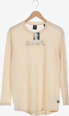 G-Star RAW Langarmshirt S in Beige: predná strana