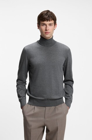 BOSS Pullover ' Musso' in Grau: Vorderseite